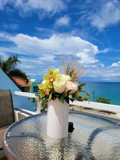 Summer All Year! Oceanfront With Pool A/C Aguadilla Exterior foto